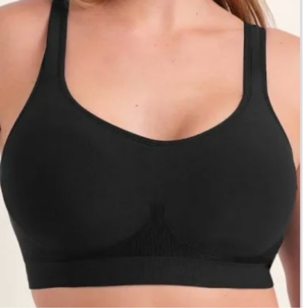 TrueKind NWT Daily Comfort Wire-free Shaper Bra Black 2XL
